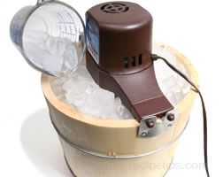 Homemade ice discount cream with machine